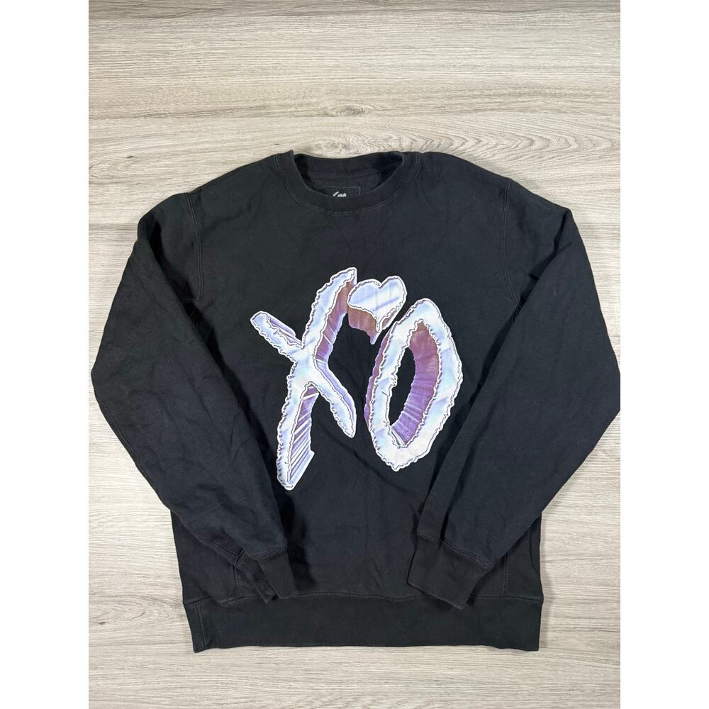The Weeknd's Dawn FM Chrome XO Logo Crewneck